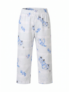 Conjunto de Body de Manga Larga con Estampado de Frutas en Mezcla de Algodón Rosa, Suave, Transpirable y Adorable para Bebés y Niños Pequeños, Unisex, para Toda Temporada - Product Image 3