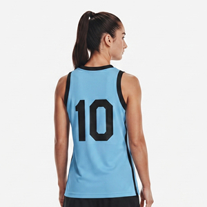 Camiseta de Baloncesto Sublimada al por Mayor, de Secado Rápido, para Mujer, sin Mangas, para Deportes de Alto Rendimiento - Product Image 2