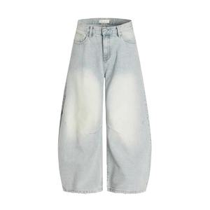 Jeans cargo pour homme à prix bas avec logo et design personnalisés, coupe classique, taille haute, 100% coton denim - Product Image 1