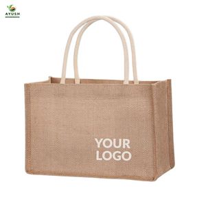 Bolsas de Yute Ecológicas, Duraderas y de Lujo con Diseño de Doble Capa, Personalizables para Marketing al Aire Libre y Viajes - Product Image 3
