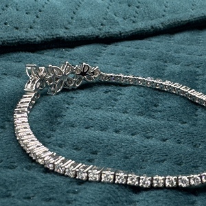 Magnífica Pulsera de Diamantes Cultivados en Laboratorio de 3.07 CT, Corte Marquise, Pera y Redondo, en Platino PT950 para Mujer - Product Image 5