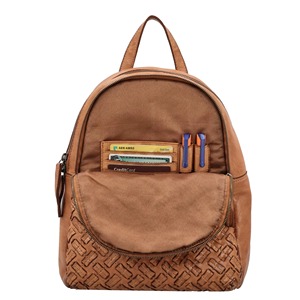 High Quality <b>Leather</b> <b>Laptop</b> Backpack for <b>Women</b> New Trendy Fashion Large Capacity Travel Shoulder <b>Bags</b> with Zipper Closure - Product Image 2