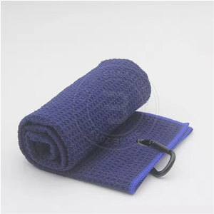 ผ้าขนหนูวาฟเฟิลสำหรับกอล์ฟ ซึมซับดี เนื้อนุ่ม ใช้งานได้ยาวนาน สำหรับทำความสะอาดอุปกรณ์กอล์ฟและใช้ในชีวิตประจำวัน - Product Image 4