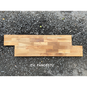 แผ่นผนังไม้สักรีไซเคิลหลากสีสัน สำหรับตกแต่งวิลล่าสไตล์โมเดิร์น ลายเรขาคณิตแบบชนบท ดูดซับเสียง เหมาะสำหรับห้องนั่งเล่น อพาร์ทเมนต์ และโรงแรม - Product Image 6