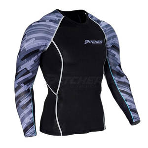 Conjunto de Rashguard de Alto Rendimiento para Hombre, Ropa Deportiva Flexible para Entrenamiento Atlético - Product Image 2