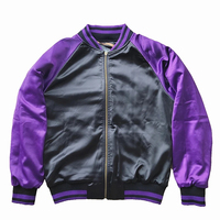 Veste Sukajan tendance en toile polaire personnalisée de haute qualité pour hommes, motif double dragon et phénix sur le devant, imperméable et réversible pour l'hiver