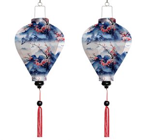 Elegante Linterna de Seda Vietnamita Hecha a Mano, Linterna de Tela con Iluminación Brillante para Decoración de Bodas, Fiestas, Hogar y Jardín - Product Image 1