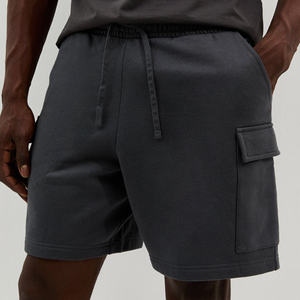 Shorts Cargo Décontractés d'Été pour Hommes en Coton Tricoté, Coupe Ample, Respirants, Mi-Longs avec Cordon de Serrage – Vente en Gros - Product Image 2