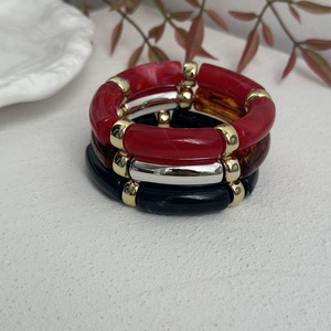 Bracelet en résine de qualité supérieure avec une beauté artistique distinctive, bijoux élégants pour femmes et jeunes passionnées de mode - Product Image 2