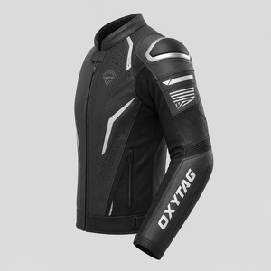 Custom Made Windproof Winter Motorbike Leather Jacket with Full Protection Sport <b>Protector</b> Unisex Design Cheap Price OEM - Product Image 4