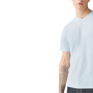 T-shirt col rond coupe classique pour homme, manches courtes, décontracté, personnalisable, en jersey de coton, pour usage quotidien, vêtement basique, haut, fabrication OEM - Product Image 5