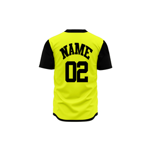 เสื้อเบสบอลแบบซับลิเมชั่นสั่งทำพิเศษ ดีไซน์สไตล์สตรีทแวร์ ระบายอากาศได้ดี ชุดทีมแบบพิมพ์ลายไฟฟ้าส่วนตัว - Product Image 2