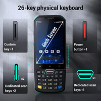 Terminal de Datos Móvil Honeywell Android 13 4G Resistente, PDA Inalámbrico con Escáner de Códigos QR 1D y 2D, Superventas