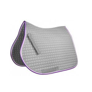 Tapis de selle d'équitation en coton de qualité supérieure, écologique et confortable, pour dressage, tout usage, antidérapant, avec doublure en maille pour le saut d'obstacles - Product Image 2
