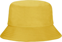 Sombrero de Pescador Amarillo para Exteriores, Unisex, con Impresión de Logotipo Personalizada, Gorra Redonda Transpirable