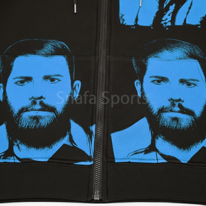 Sweat à capuche oversize pour homme, haute qualité, hiver, décontracté, anti-rétrécissement, éco-responsable, en molleton bouclette, brodé, imprimé, avec poche - Product Image 6