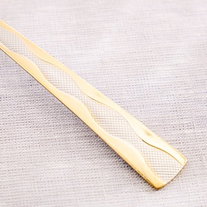 Ensemble de cuillères élégantes en acier inoxydable, finition miroir, passe au lave-vaisselle, vaisselle de mariage, 6 pièces, ustensiles de service - Product Image 2