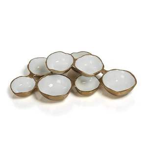 Bowl set flower shape serving <b>tray</b> snack serving platter dry fruit serving <b>tray</b> <b>spice</b> bowl set masala <b>tray</b> decorative - Product Image 4