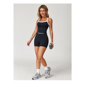 Ensemble de yoga décontracté pour femmes grandes tailles, 2 pièces, écologique, séchage rapide, respirant, vêtements de fitness - Product Image 1