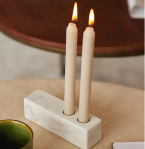 <b>Marble</b> <b>Candle</b> Stand Square Shape For Home Decoration With Four Holes <b>Candle</b> Decorative Holder Tableware Use - Product Image 5