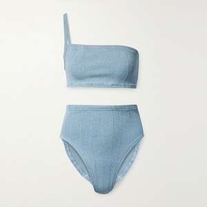 New Style Wholesale <b>Bikini</b> <b>Set</b> Top Selling Cheap Price Women <b>Bikini</b> <b>Set</b> Two Piece Women <b>Bikini</b> <b>Set</b> Drop Shoulder - Product Image 4