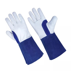 2025 nouveaux gants de soudage TIG de bonne qualité pleine paume cuir fendu étanche résistance à la chaleur protéger soudeur travail gants de sécurité - Product Image 1