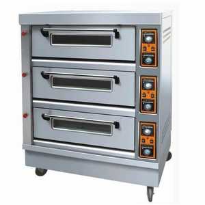 High on Demand 3 Deck 6 Tray Stainless Steel Electric Bakery Oven Commercial Baking Equipment for Restaurant and Bakery For Sale - Product Image 2