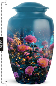 Urnas decorativas de latón para adultos, urnas hechas a mano para entierro de hombres y mujeres, urnas funerarias de alta calidad - Product Image 2