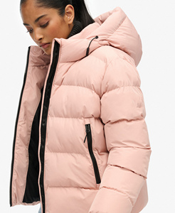 Chaqueta Premium Acolchada para Mujer, para Invierno, Informal, para Uso en Exteriores, Resistente al Viento, con Cierre de Cremallera y Bolsillos Laterales - Product Image 4