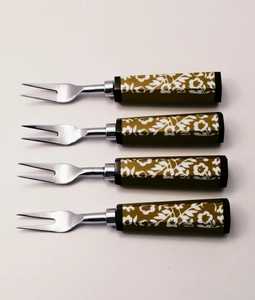 Best Selling Stainless Steel <b>Fork</b> Set With Resin Handle For Weddings Events Restaurants Hotels Luxury Dinnerware Accessories Set - Product Image 4