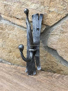 Latest Customized Wrought Iron Wall Mount <b>Hook</b> <b>Black</b> Color with Unique Shape and Size for <b>Coats</b> Clothes at Wholesale Price - Product Image 5