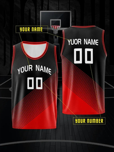 Nouveau maillot de basket-ball personnalisé, design personnalisé, best-seller, confortable, de haute qualité, respirant, maillot de basket-ball sur mesure - Product Image 2