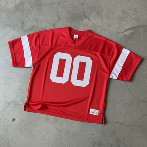 Custom Streetwear Oversized Jersey Manufacturer Oversized Cropped <b>Mesh</b> Tee Top Football Soccer Jersey Practice <b>Mesh</b> T-Shirt - Product Image 2