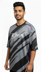 Camiseta Casual Oversize para Hombre, Sublimada, Estilo Urbano, Holgada, Moderna, para Uso Diario - Product Image 2