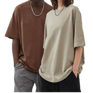 เสื้อยืดคอตตอนคุณภาพสูงสำหรับผู้ชาย เสื้อยืดโอเวอร์ไซส์เนื้อหนา พิมพ์ลายได้ตามต้องการ เสื้อยืดผู้ชาย - Product Image 4