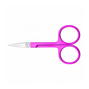 Ciseaux de beauté pour la coupe des sourcils, avec logo personnalisé et couleur unie, fournisseur de marques privées - Product Image 3