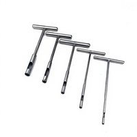 Ensemble d'extracteurs de vis orthopédiques de haute qualité, poignée en T, acier inoxydable allemand, réutilisable, autoclavable, instruments chirurgicaux CE