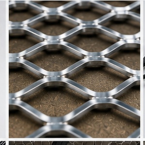 Maille en aluminium à trous diamantés, maille métallique expansée en aluminium sur mesure, maille en aluminium expansée légère, maille en aluminium résistante à la corrosion - Product Image 2
