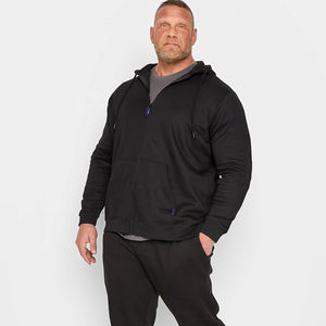 Novedad 2026: Conjunto Deportivo Personalizado de Talla Grande, Color Negro, Cuello Redondo, Diseño Ajustado, Crea Tu Propio Chándal Deportivo Unisex - Product Image 1