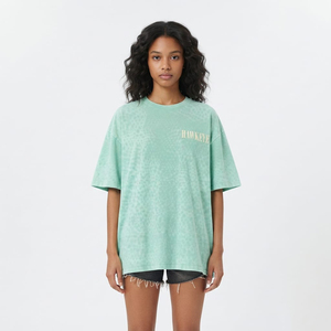 เสื้อยืดผู้หญิงสไตล์วินเทจล้างสีแบบแอซิดวอช น้ำหนักเบา รับสกรีนโลโก้ เสื้อยืดผ้าฝ้ายล้างสีแบบแอซิดวอช เซ็กซี่ ขายส่ง - Product Image 4