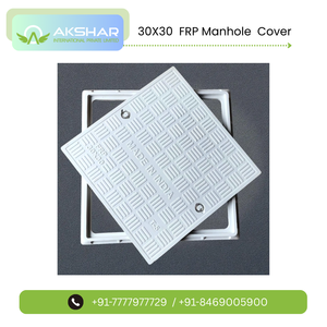 Tapa de alcantarilla Akshar Internationals de calidad de exportación, resistente al calor, de FRP SMC, duradera, hermética, de grado de ingeniería, 30x30 - Product Image 2