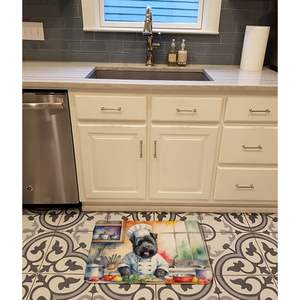 Alfombra de cocina de espuma viscoelástica Bouvier Des Flandres Chef, alfombra de baño antifatiga lavable a máquina, cojín cómodo, Alfombra de cocina - Product Image 2