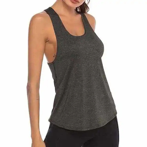 Tank <b>Top</b> For Women's Casual style sleeveless Gym Wear 100% Cotton Solid Color Breathable Tank <b>Top</b> For Casual Gym Wear Polyester - Product Image 1