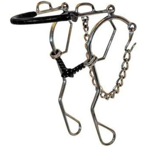Bocados de acero inoxidable al por mayor, bocados de caballo tipo gag, bocados de caballo con correa de nariz y bocados de caballo de alambre trenzado - Product Image 4