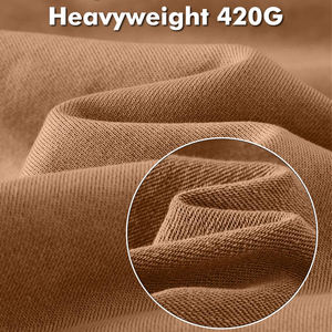 Fabrication sur mesure de sweats à capuche pour hommes en tissu 420 g/m², lavage à l'acide, impression OEM, vêtements pour hommes, sweats à capuche pour hommes - Product Image 5