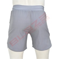Shorts de sport décontractés pour hommes, style urbain, été, en élasthanne/polyester, taille mi-haute, élastiques, respirants, écologiques, couleur unie