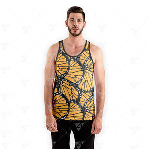 Débardeur sans manches pour homme de haute qualité, léger, en coton doux, respirant, confortable, séchage rapide, écologique, impression personnalisée - Product Image 2