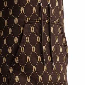 เสื้อฮู้ด NEXTEX รุ่น Unisex Coffee Bean Monogram สีน้ำตาล ผ้าฝ้ายฟลีซเนื้อนุ่ม อุ่นสบาย พร้อมลายกราฟิก - Product Image 5