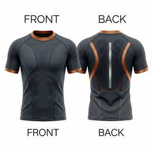 เสื้อรัดกล้ามเนื้อ OEM สำหรับออกกำลังกาย ซับเหงื่อ แห้งเร็ว เหมาะสำหรับวิ่ง ฟิตเนส เล่นกีฬา - Product Image 3