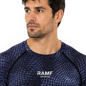 Camiseta de Protección Solar UPF50 Personalizada de Primera Calidad para Entusiastas del BJJ, MMA y Jiu Jitsu, Manga Larga con Cremallera, Anti-UV, Transpirable y de Secado Rápido - Product Image 5